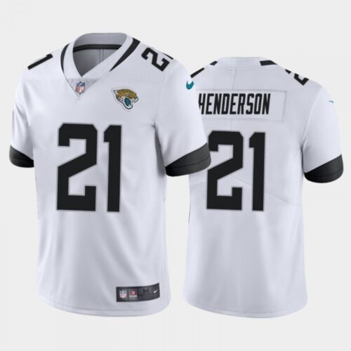 686208b394876_1 Men's Jacksonville Jaguars #21 CJ Henderson White Vapor Untouchable Limited Stitched Jersey