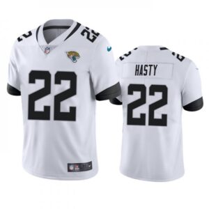 686208b6e4df0_1 Men's Jacksonville Jaguars #22 JaMycal Hasty White Vapor Untouchable Limited Stitched Jersey