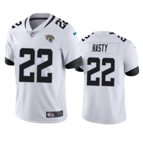 686208b6e4df0_1 Men's Jacksonville Jaguars #22 JaMycal Hasty White Vapor Untouchable Limited Stitched Jersey