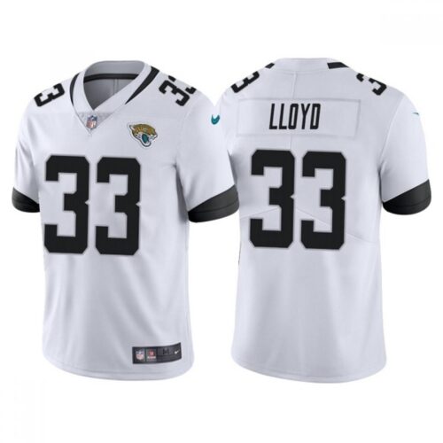 686208c4daf3f_1 Men's Jacksonville Jaguars #33 Devin Lloyd White Vapor Untouchable Limited Stitched Jersey