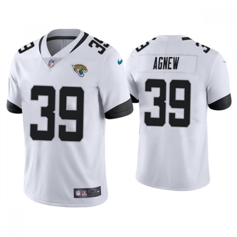 686208c847302_1 Men's Jacksonville Jaguars #39 Jamal Agnew 2021 White Vapor Untouchable Limited Stitched Jersey