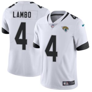 686208cb885a3_1 Men's Jacksonville Jaguars #4 Josh Lambo White Vapor Untouchable Limited Stitched NFL Jersey