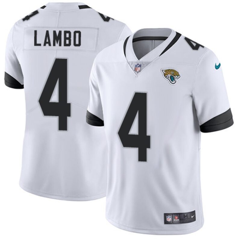 686208cb885a3_1 Men's Jacksonville Jaguars #4 Josh Lambo White Vapor Untouchable Limited Stitched NFL Jersey