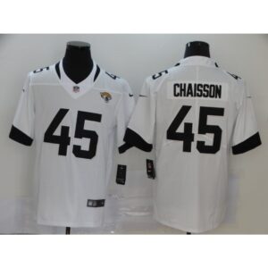 686208d2522e6_1 Men's Jacksonville Jaguars #45 K'Lavon Chaisson White Vapor Untouchable Limited Stitched NFL Jersey