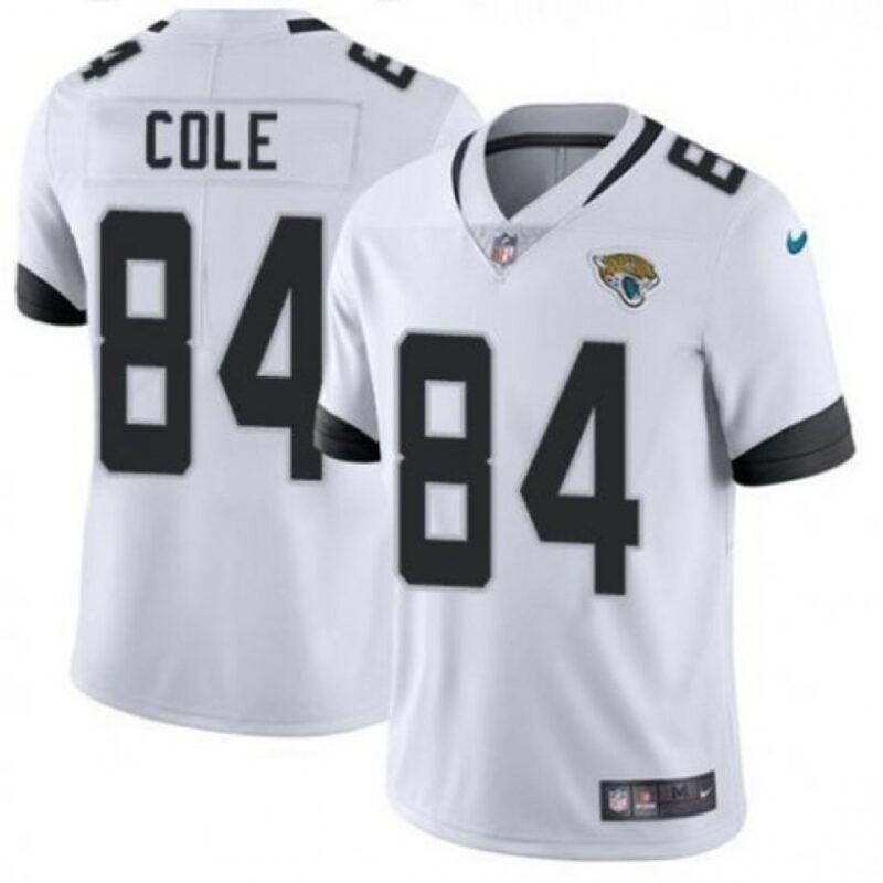 686208fe2b788_1 Men's Jacksonville Jaguars #84 Keelan Cole White Vapor Untouchable Limited Stitched Jersey