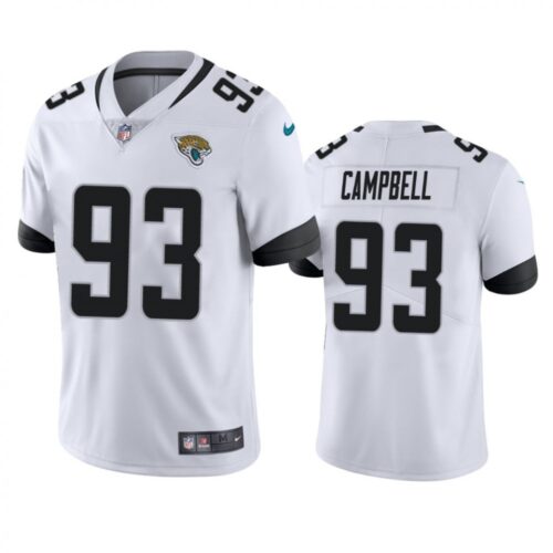 6862090bba160_1 Men's Jacksonville Jaguars #93 Calais Campbell White 2019 Vapor Untouchable Limited Stitched NFL Jersey