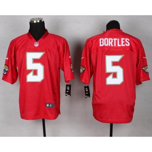 686209803f5af_1 Jaguars #5 Blake Bortles Red Men's Stitched NFL Elite QB Practice Jersey