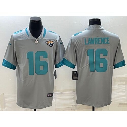 68620983d8759_1 Men's Jacksonville Jaguars #16 Trevor Lawrence Silver Stitched Jersey