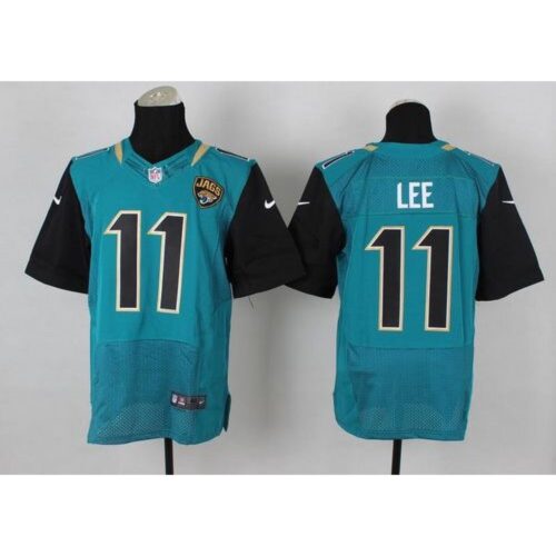 686209a3aec8e_1 Jaguars #11 Marqise Lee Teal Green Team Color Men's Stitched NFL Elite Jersey
