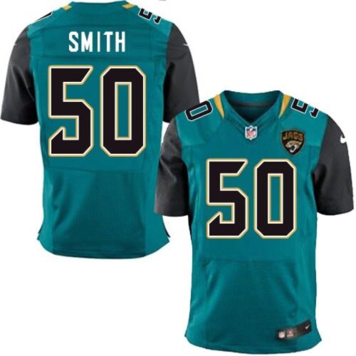 686209b9949b0_1 Jaguars #50 Telvin Smith Teal Green Team Color Men's Stitched NFL Elite Jersey