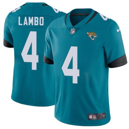 68620a0f6e953_1 Men's Jacksonville Jaguars #4 Josh Lambo Teal Vapor Untouchable Limited Stitched NFL Jersey