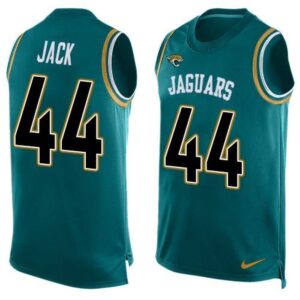 68620a1310ee6_1 Jaguars #44 Myles Jack Teal Green Team Color Men's Stitched NFL Limited Tank Top Jersey