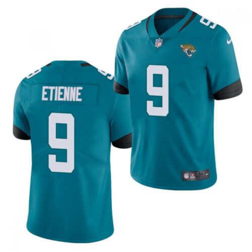 68620a56c6618_1 Men's Jacksonville Jaguars #9 Travis Etienne 2021 NFL Draft Teal Vapor Untouchable Limited Stitched Jersey