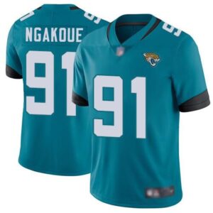 68620a5de4740_1 Men's Jacksonville Jaguars #91 Yannick Ngakoue Teal Vapor Untouchable Limited Stitched NFL Jersey