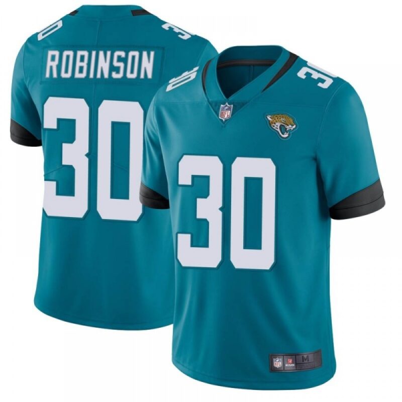 68620b3eaa980_1 Men's Jacksonville Jaguars #30 James Robinson Blue Vapor Untouchable Limited Stitched Jersey