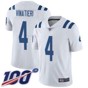 68620b7e886a6_1 Men's Indianapolis Colts #4 Adam Vinatieri White 2019 100th Season Vapor Untouchable Limited Stitched NFL Jersey