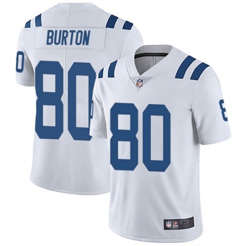 68620b89af551_1 Men's Indianapolis Colts #80 Trey Burton White Vapor Untouchable Limited Stitched Jersey