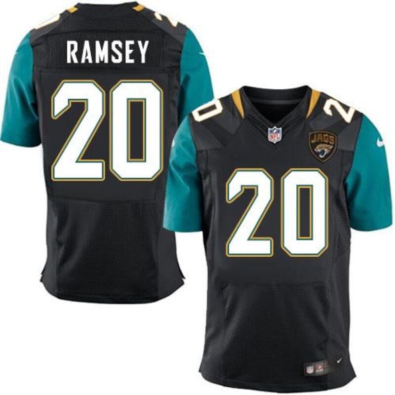 68620bd5b511c_1 Jaguars #20 Jalen Ramsey Black Alternate Men's Stitched NFL Elite Jersey