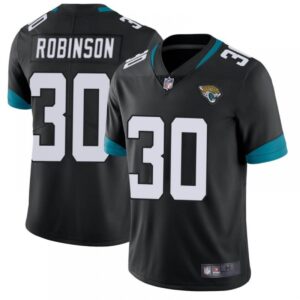 68620c5ee9317_1 Men's Jacksonville Jaguars #30 James Robinson Black Vapor Untouchable Limited Stitched Jersey