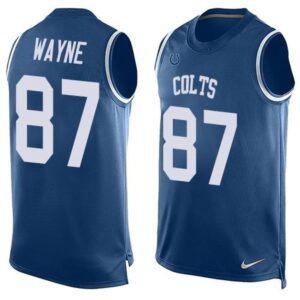 68620c7d6342a_1 Colts #87 Reggie Wayne Royal Blue Team Color Men's Stitched NFL Limited Tank Top Jersey