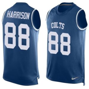 68620c842e3c6_1 Colts #88 Marvin Harrison Royal Blue Team Color Men's Stitched NFL Limited Tank Top Jersey