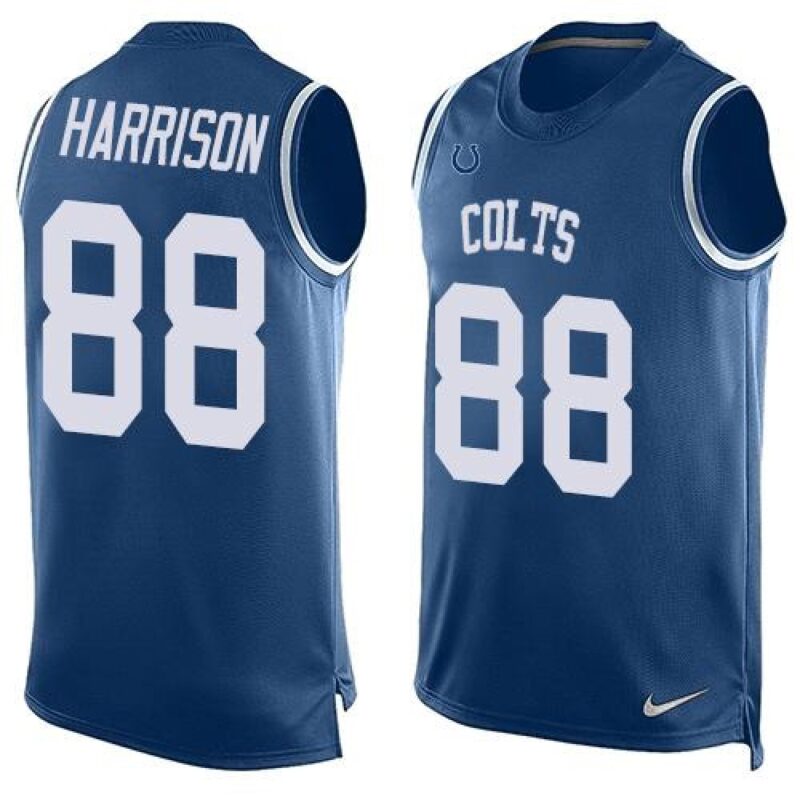 68620c842e3c6_1 Colts #88 Marvin Harrison Royal Blue Team Color Men's Stitched NFL Limited Tank Top Jersey