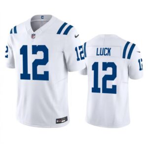 68620c9e915da_1 Men's Indianapolis Colts #12 Andrew Luck White 2023 F.U.S.E Vapor Untouchable Stitched Football Jersey