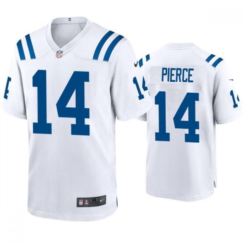 68620ca7e327d_1 Men's Indianapolis Colts #14 Alec Pierce White Stitched Football Jersey