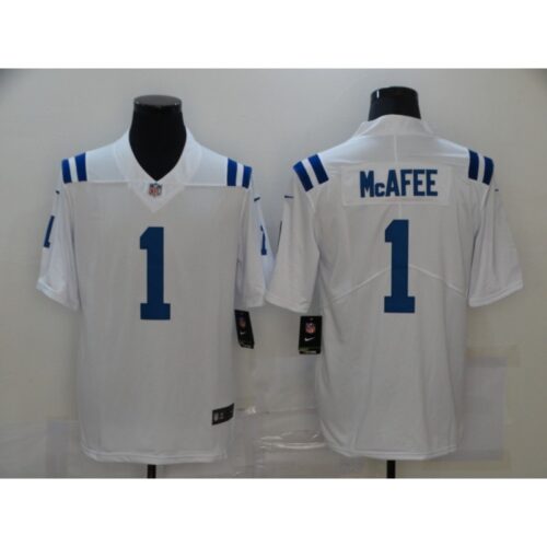 68620ce7d0f73_1 Men's Indianapolis Colts #1 Pat Mcafee White Vapor Untouchable Limited Stitched Jersey