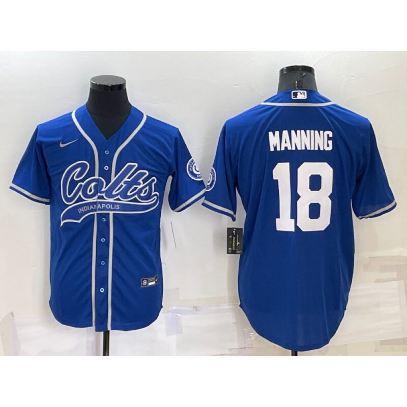 68620d2bb7bd3_1 Men's Indianapolis Colts #18 Peyton Manning Royal Cool Base Stitched Baseball Jersey