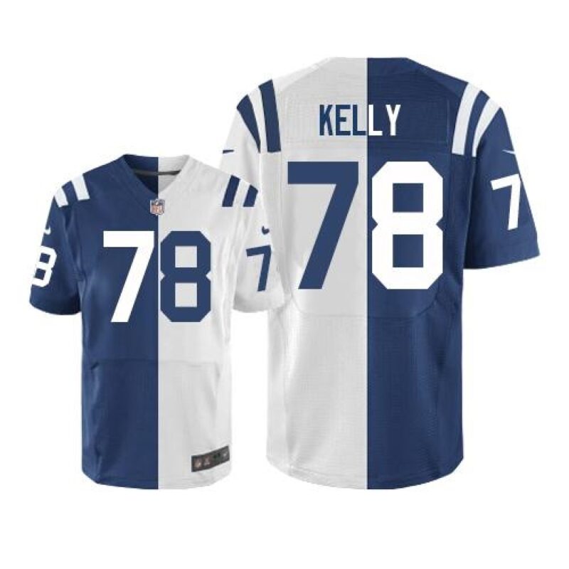 68620d60892ca_1 Colts #78 Ryan Kelly Royal Blue/White Men's Stitched NFL Elite Split Jersey