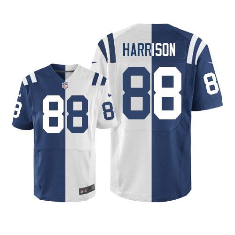 68620d6d6bf13_1 Colts #88 Marvin Harrison Royal Blue/White Men's Stitched NFL Elite Split Jersey