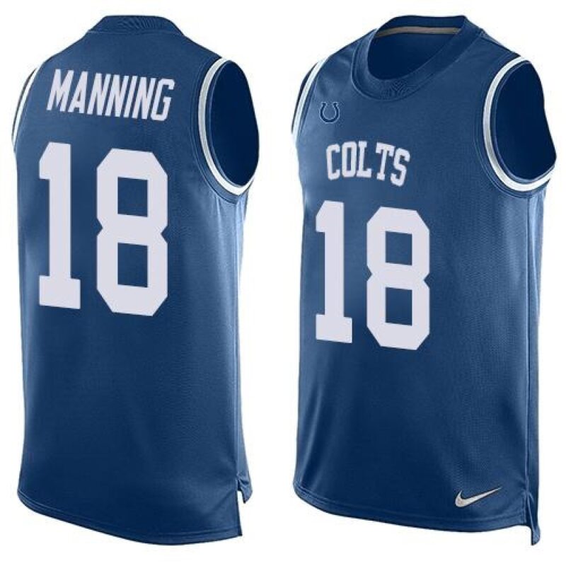 68620d9e8a9b1_1 Colts #18 Peyton Manning Royal Blue Team Color Men's Stitched NFL Limited Tank Top Jersey