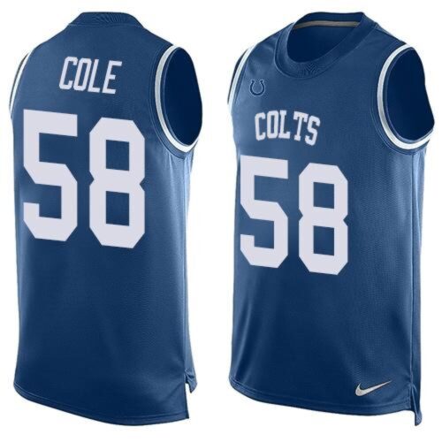 68620dd441123_1 Colts #58 Trent Cole Royal Blue Team Color Men's Stitched NFL Limited Tank Top Jersey