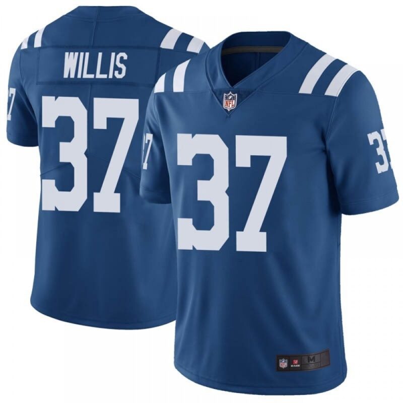 68620de11e6cf_1 Men's Indianapolis Colts #37 Khari Willis Blue Vapor Untouchable Limited Stitched Jersey