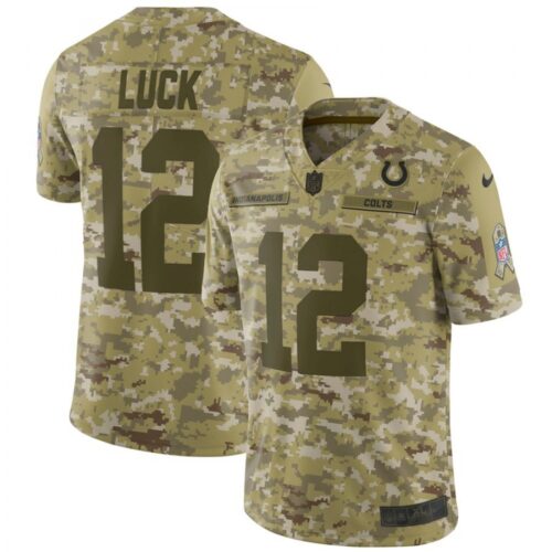 68620e082e5f1_1 Men's Colts #12 Andrew Luck 2018 Camo Salute to Service Limited Stitched NFL Jersey