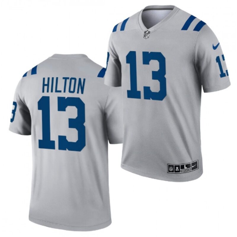 68620e1572607_1 Men's Indianapolis Colts #13 T.Y. Hilton Gray Inverted Legend Stitched Football Jersey