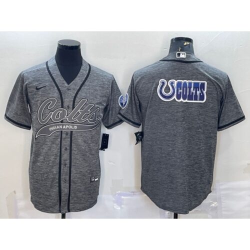 68620e71391dc_1 Men's Indianapolis Colts Grey Team Big Logo With Patch Cool Base Stitched Baseball Jersey