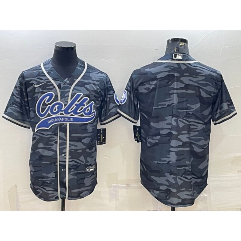 68620e7a781d2_1 Men's Indianapolis Colts Blank Grey Camo With Patch Cool Base Stitched Baseball Jersey
