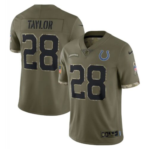 68620e985376e_1 Men's Indianapolis Colts #28 Jonathan Taylor Olive 2022 Salute To Service Limited Stitched Jersey