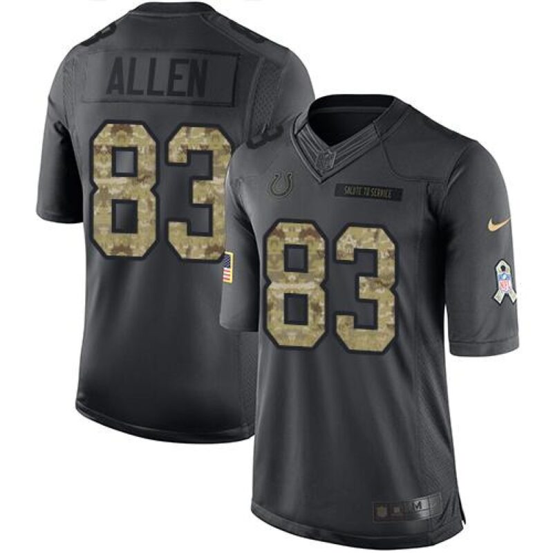 68620edf48a1d_1 Colts #83 Dwayne Allen Black Men's Stitched NFL Limited 2016 Salute to Service Jersey