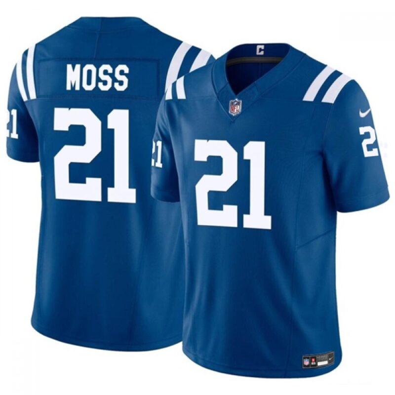 68620f0af2cb4_1 Men's Indianapolis Colts #21 Zack Moss Blue 2023 F.U.S.E. Vapor Untouchable Limited Stitched Football Jersey