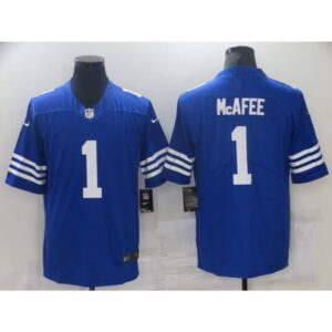 68620f1815566_1 Men's Indianapolis Colts #1 Pat Mcafee Blue Stitched Football Jersey