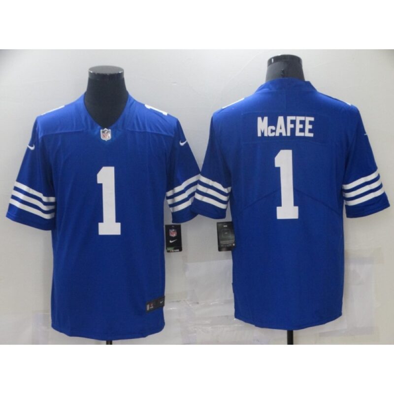 68620f1815566_1 Men's Indianapolis Colts #1 Pat Mcafee Blue Stitched Football Jersey