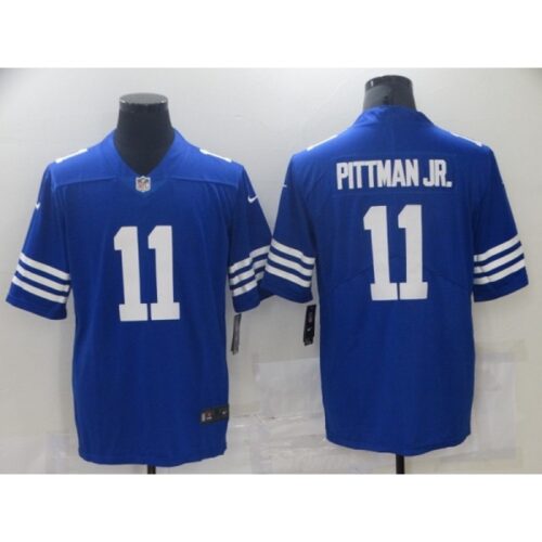 68620f1b6f223_1 Men's Indianapolis Colts #11 Michael Pittman Jr. Blue Stitched Football Jersey