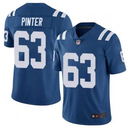 68620f36ba21e_1 Men's Indianapolis Colts #63 Danny Pinter Blue Stitched Jersey