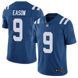 68620f3d5e195_1 Men's Indianapolis Colts #9 Jacob Eason Blue Stitched Jersey