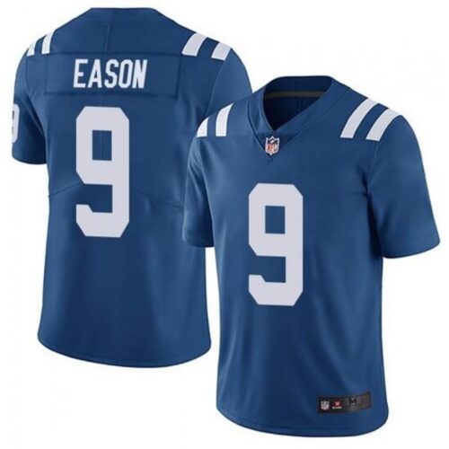 68620f3d5e195_1 Men's Indianapolis Colts #9 Jacob Eason Blue Stitched Jersey