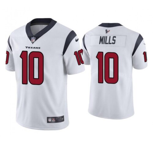 68620fbd41090_1 Men's Houston Texans #10 Davis Mills White Vapor Untouchable Limited Stitched Jersey