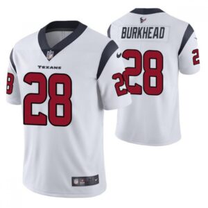68620fd126845_1 Men's Houston Texans #28 Rex Burkhead White Vapor Untouchable Limited Stitched Jersey